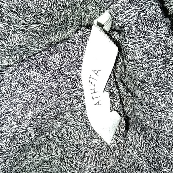 Athleta Heather grey ribbed turtleneck sweater sz xsm - Picture 7 of 10